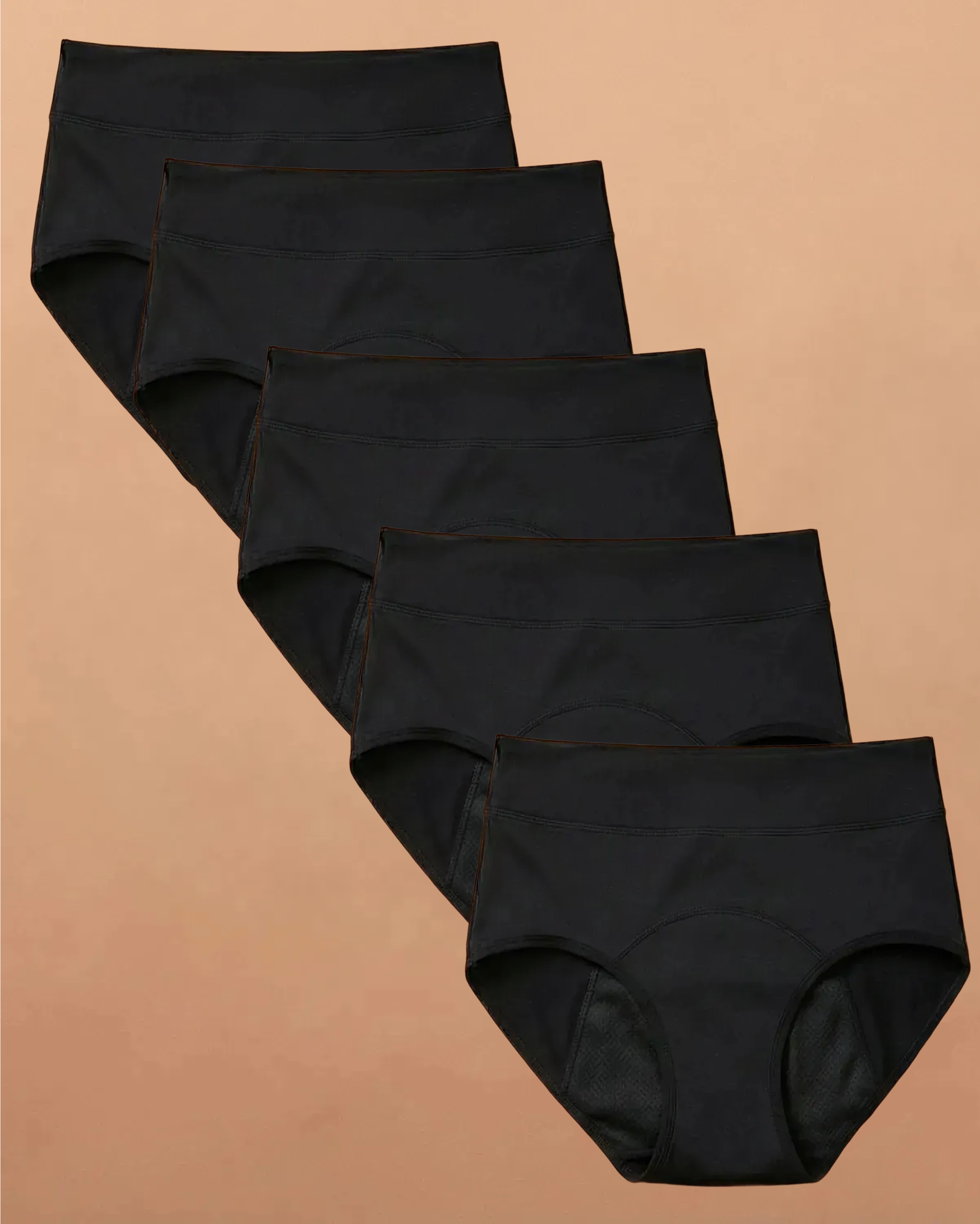 Still Her Motion™ ActiveFlex Performance Leakproof Underwear (5-pack)