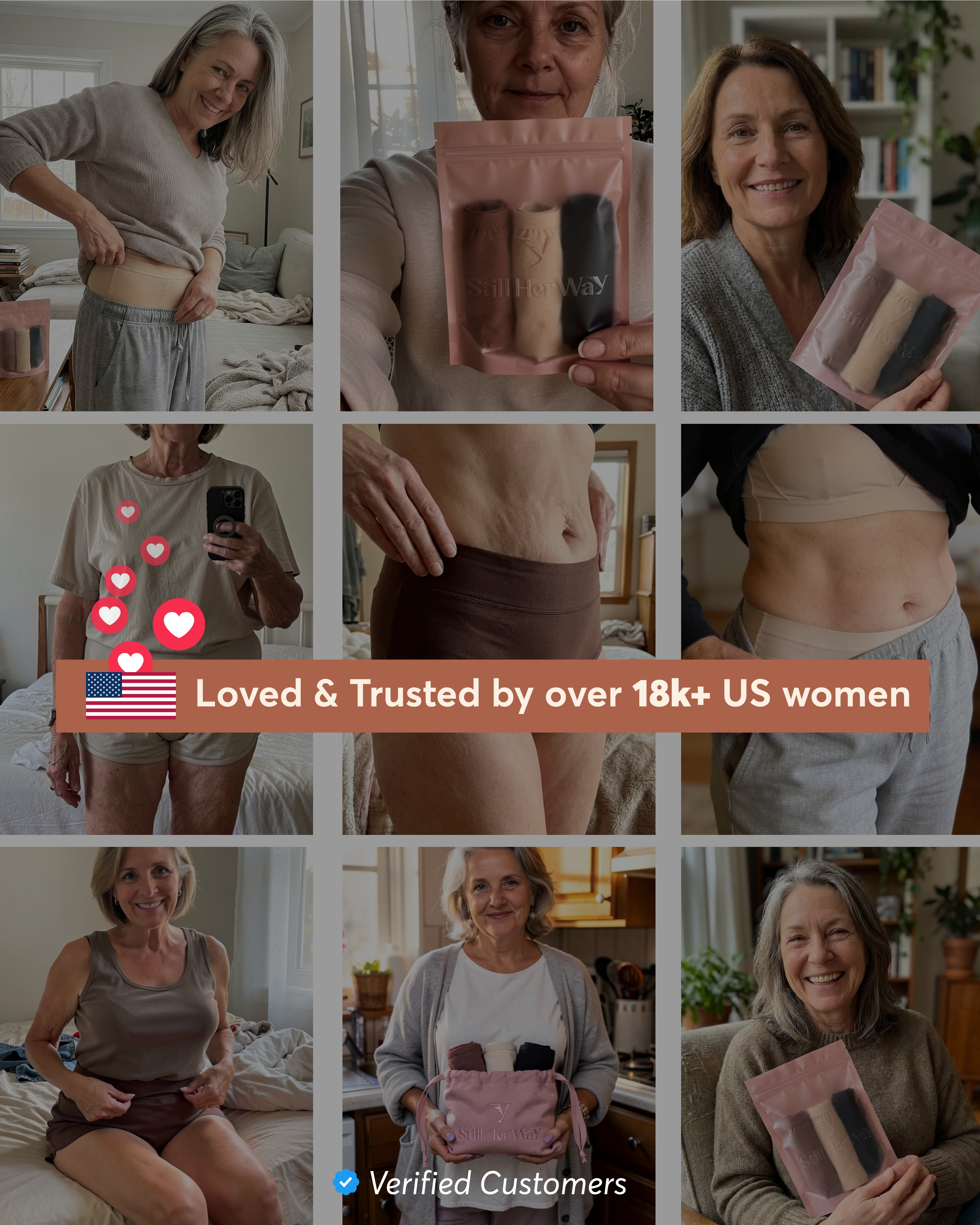 Still Her Motion™ ActiveFlex Performance Leakproof Underwear (5-pack)